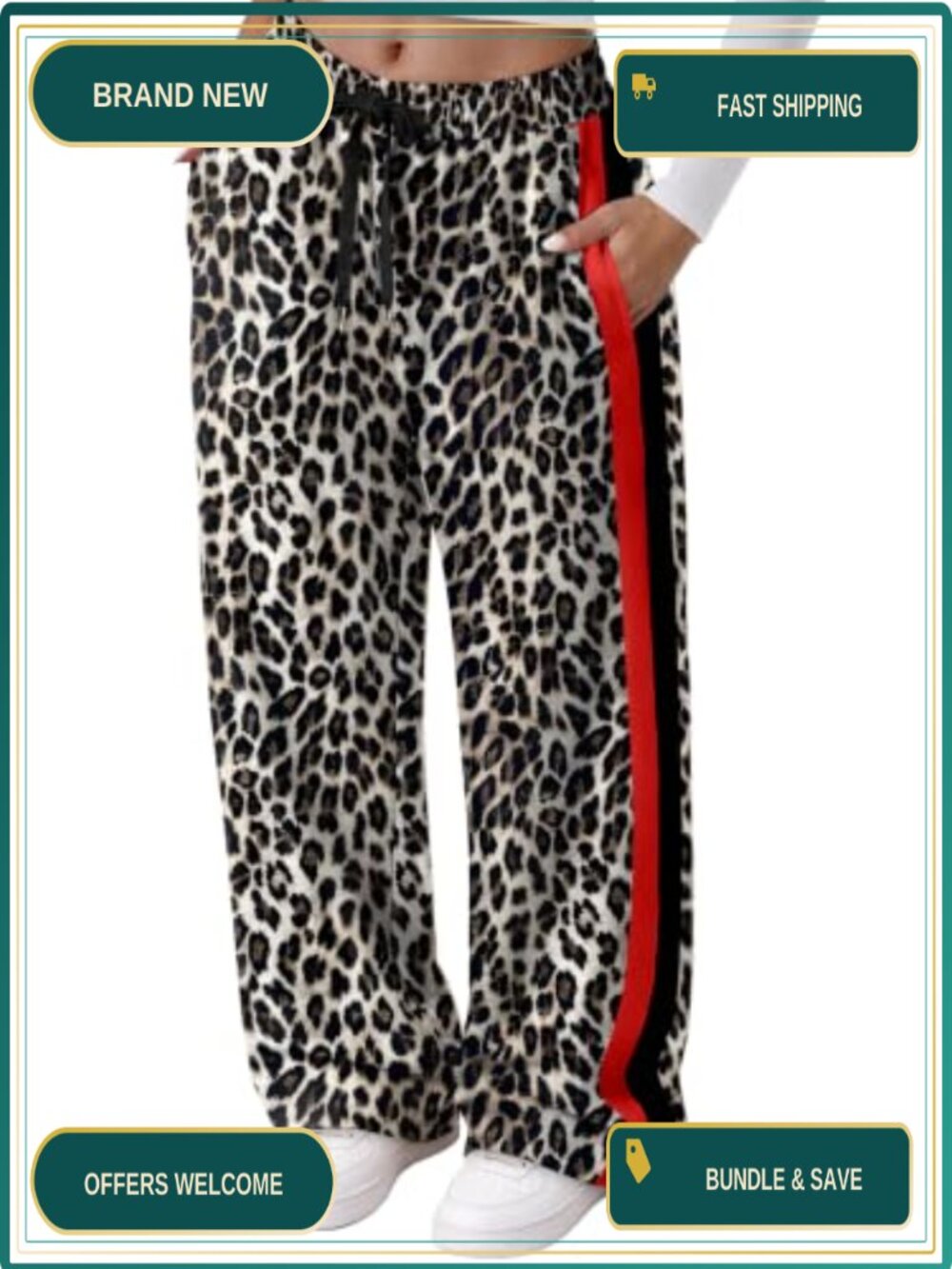 Womens Wide Leg Sweatpants with Pockets Lounge Pants Fall Outfits Casual Yoga